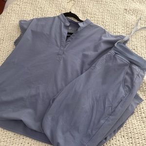 Figs Scrub Set in Space Gray